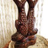 Double fish vase
