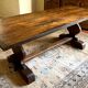 Grande table de moastère en chêne