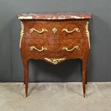 Mahogany chest of drawers, Louis XV style – 1st part of the 20th century