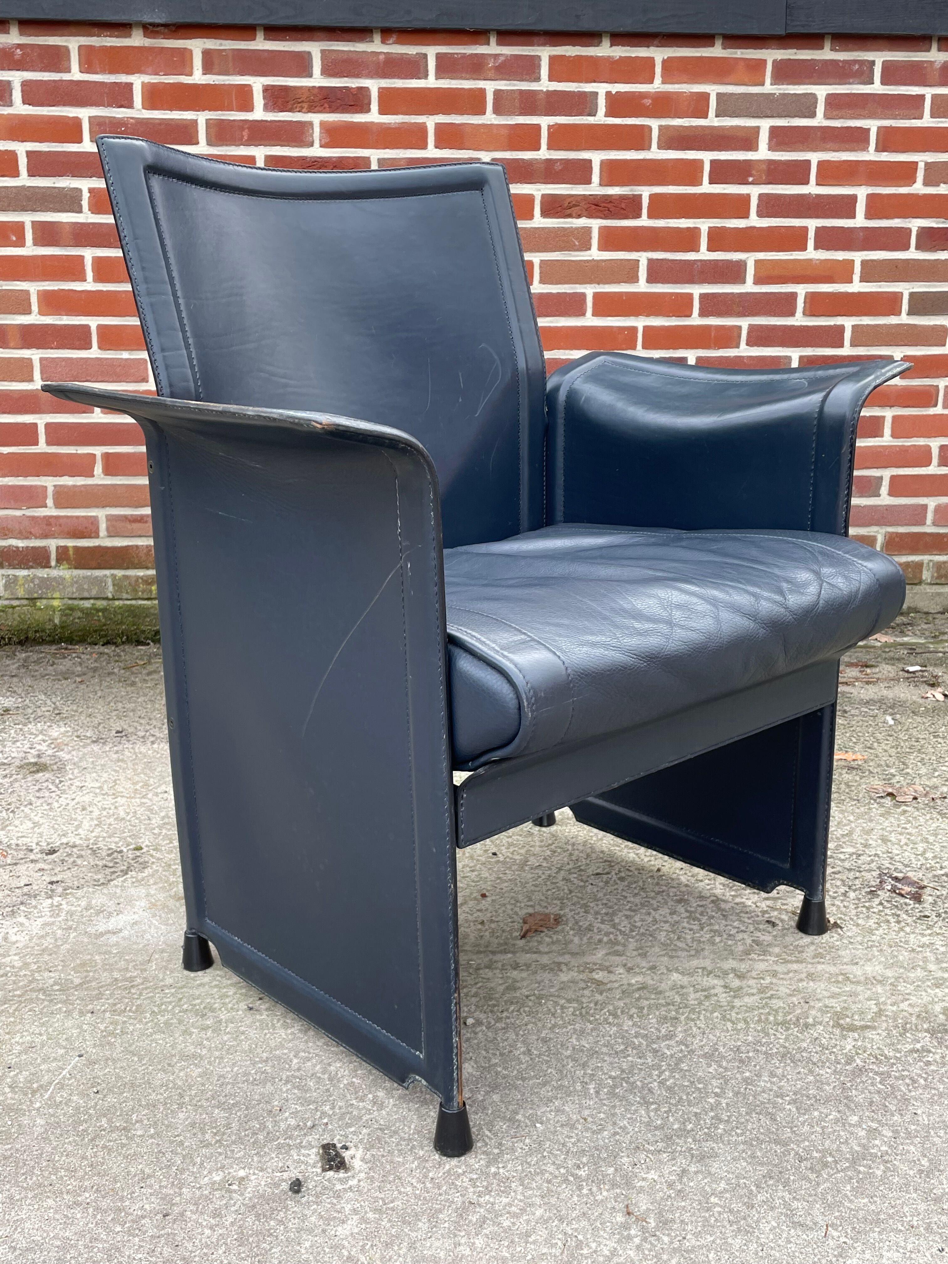 Vintage Tito Agnoli for Matteo Grassi dining chair Design