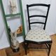 Chaise basse style napoleon iii