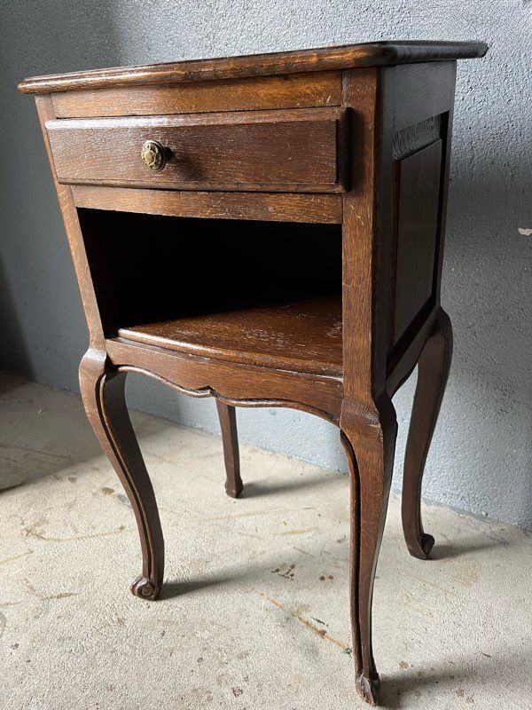 Antique bedside table