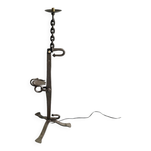 lampadaire vintage brutaliste