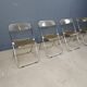 Vintage plia chairs by Castelli, 1970s