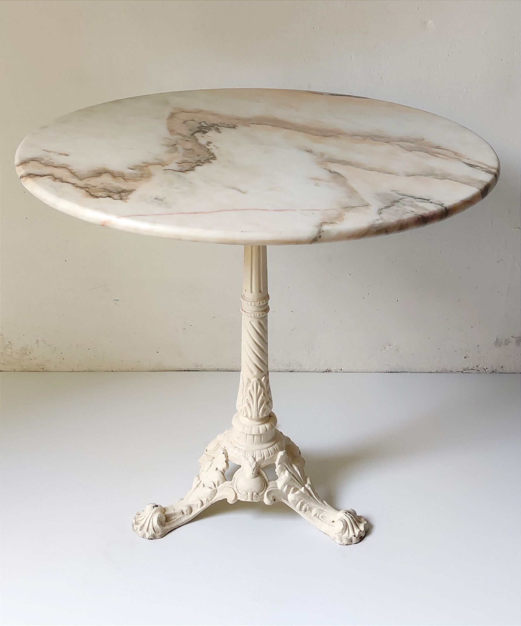 Large bistro table for 4 in marble