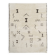 Moroccan Rug, 100% Natural Undyed Wool, Custom Options Available