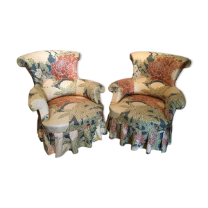 Paire de fauteuils Anglais