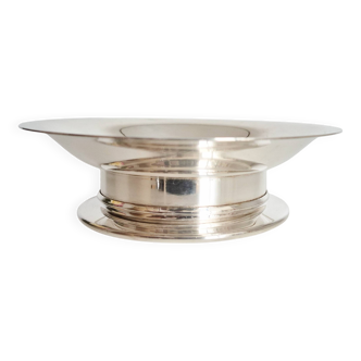 Antique butter dish Coquillor in silver-plated metal