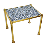 Table basse dorée & mosaïque