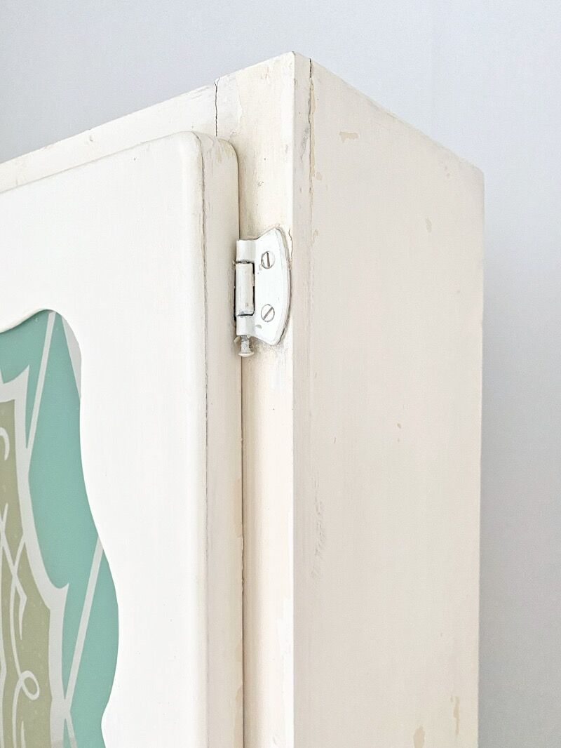 Art Deco mirror toilet cabinet