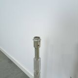 Jaren 70 glazen vloerlamp met chroom