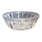 Vintage crystal salad bowl