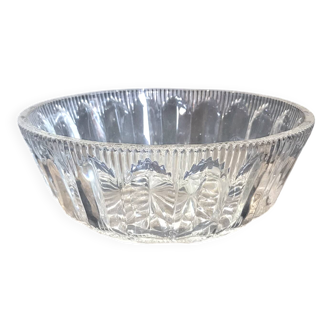 Saladier en cristal vintage