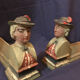 Pair of fireplace andirons