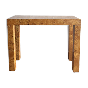 Console en loupe d'orme