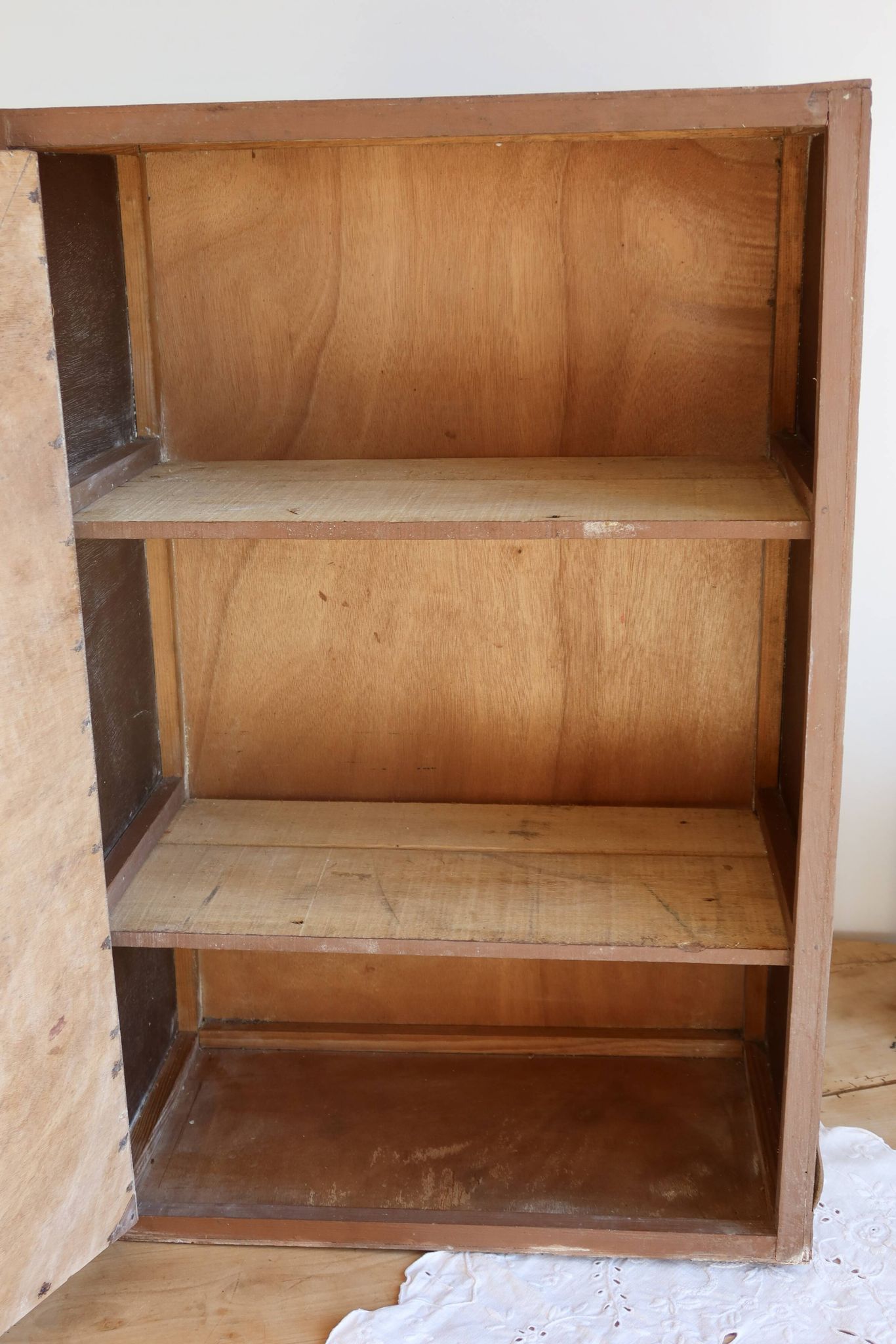 Antique painted wooden storage furniture