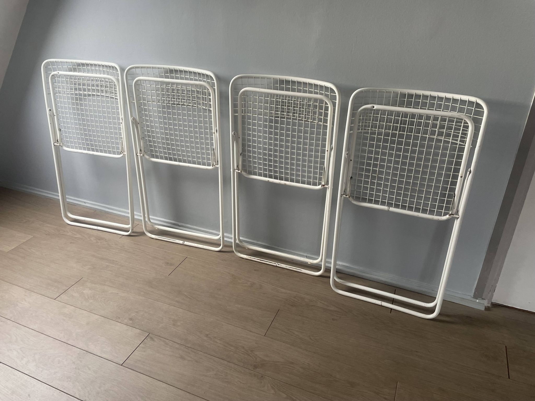 4 chaises pliantes vintage « Ted Net »