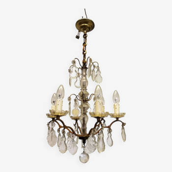 Old chandelier with tassels