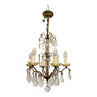 Old chandelier with tassels