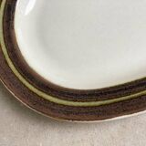Plateau ovale vintage Arabia Karelia / plat par Anja Jaatinen-Winqvist, Finlande, Scandinave