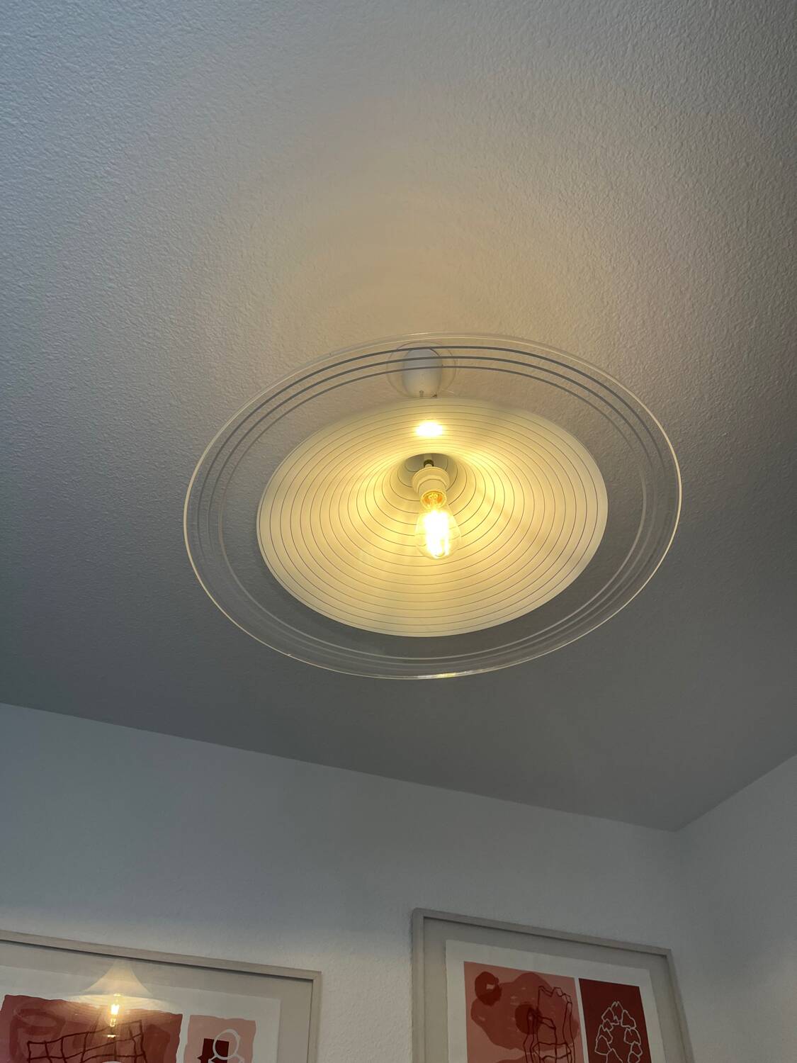 Suspension trompette vintage