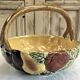 mounted plate cake dish fruit slushie Sarreguemines