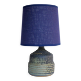 Mid-century modern pottery table lamp made by Rolf Palm, Sweden