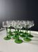 Lot de 12 verres Roemer alsacien pied vert