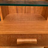 A pair of bedside tables by Axel Larsson, Bodafors, Sweden, 1940s.