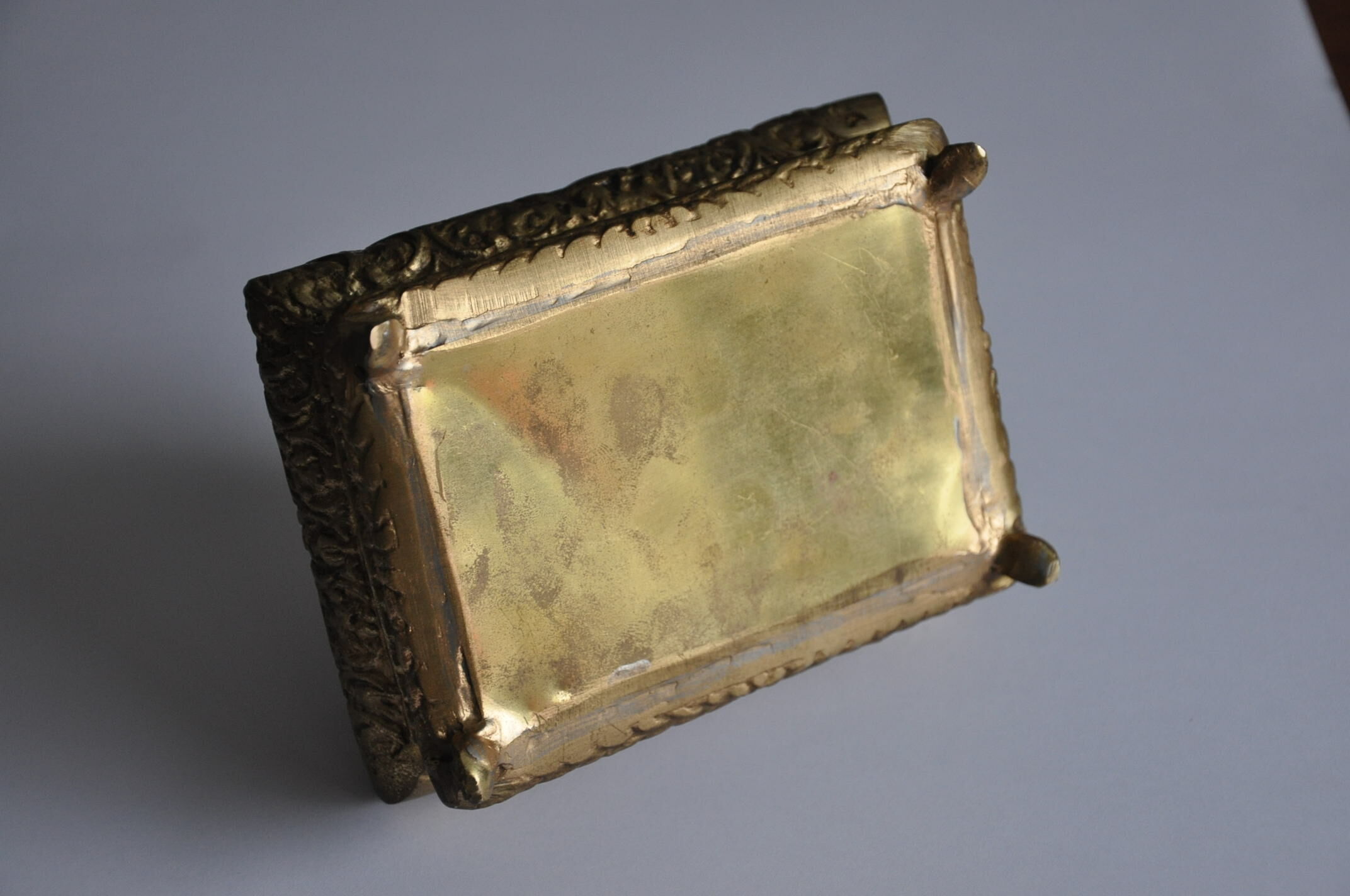 Brass jewelry box