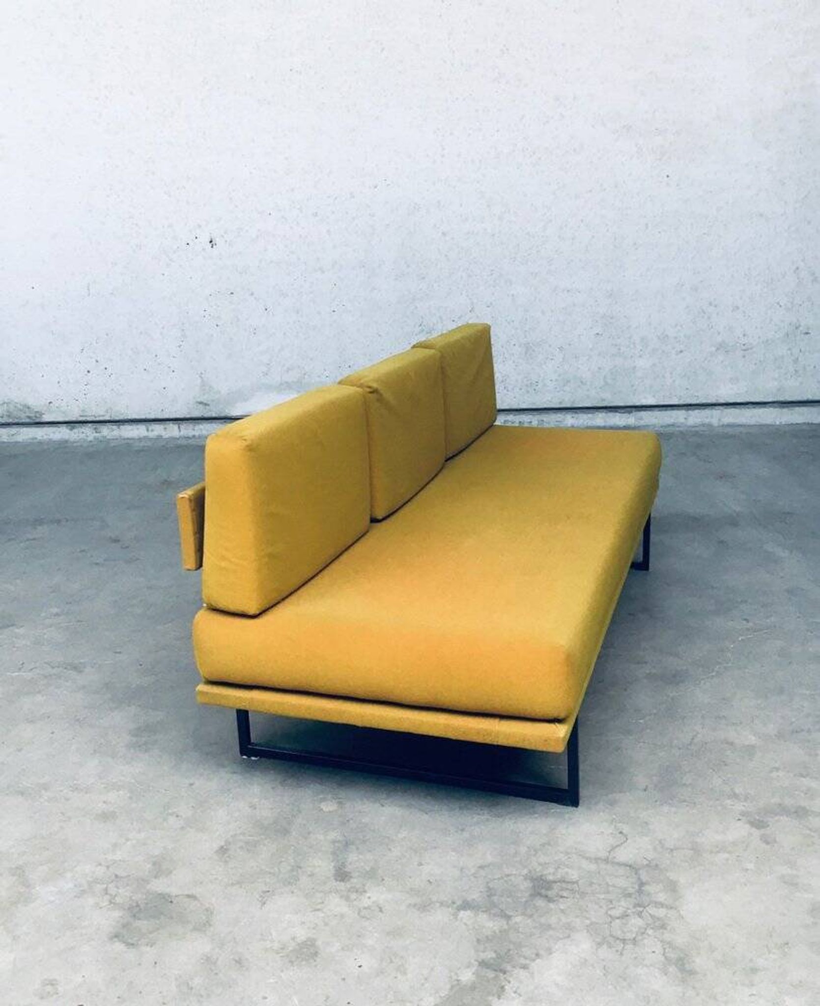 Mid-Century Dutch 3 Seat Sofa Daybed, 1960s