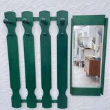Pine coat rack and mirror