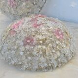 Amazing set of 2 Murano glass ceiling flower by Seguso for Venini