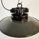 Vintage industrial factory hanging light, 1970s
