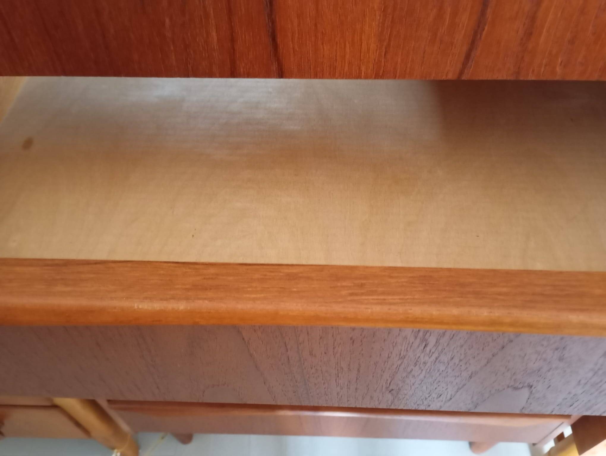 Scandinavian teak chest of drawers with 6 drawers from the 1950s/60s