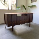 Bureau et sa chaise scandinave palissandre