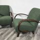 Chaises longues de Jindrich Halabala, années 1940, ensemble de 2