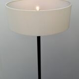 Lampadaire tripode en métal noir 1960