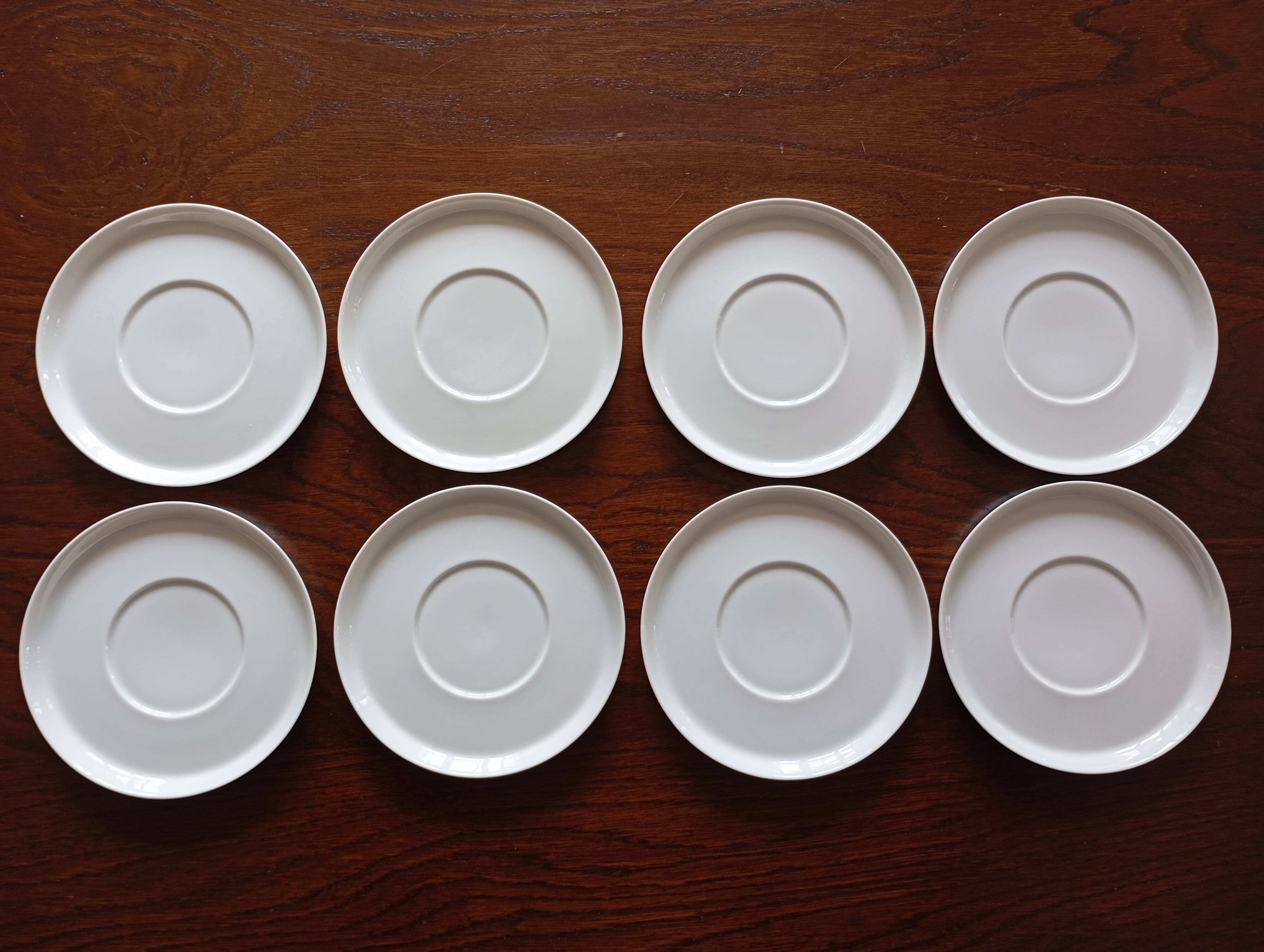Service 8 cups "Rosette Taïga" Tapio Wirkkala & Ute Schröder for Rosenthal, ca 1970