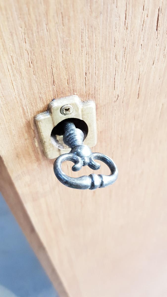 Vintage boarding school cabinet