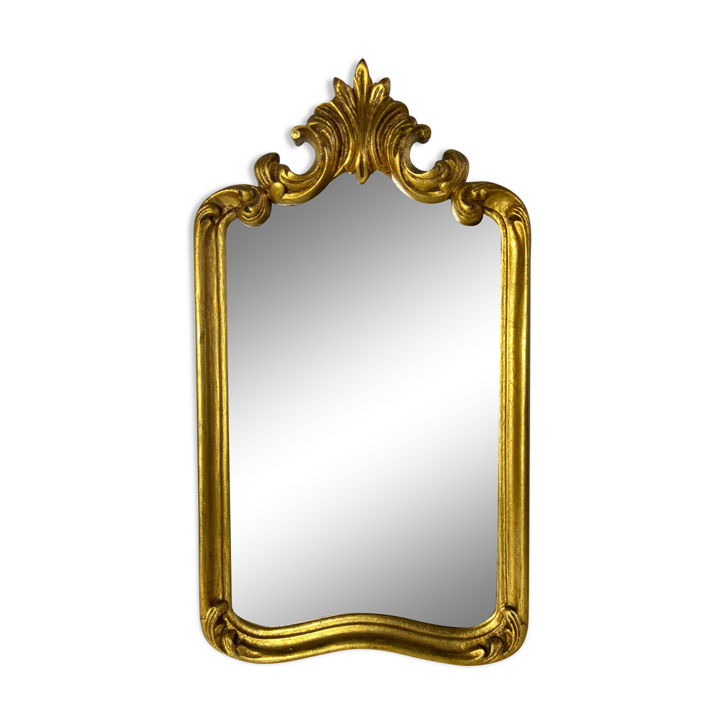 Miroir classique doré 45 x 25 cm