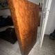 Rectangular coffee table in elm burl