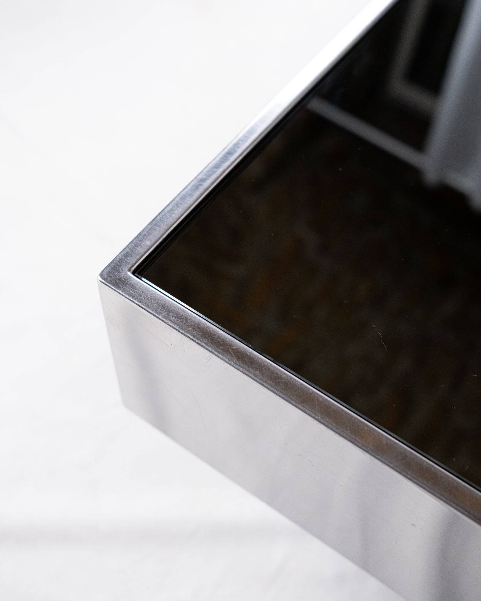 Mirror coffee table, Willy Rizzo for Cidue, Italy, 1970s