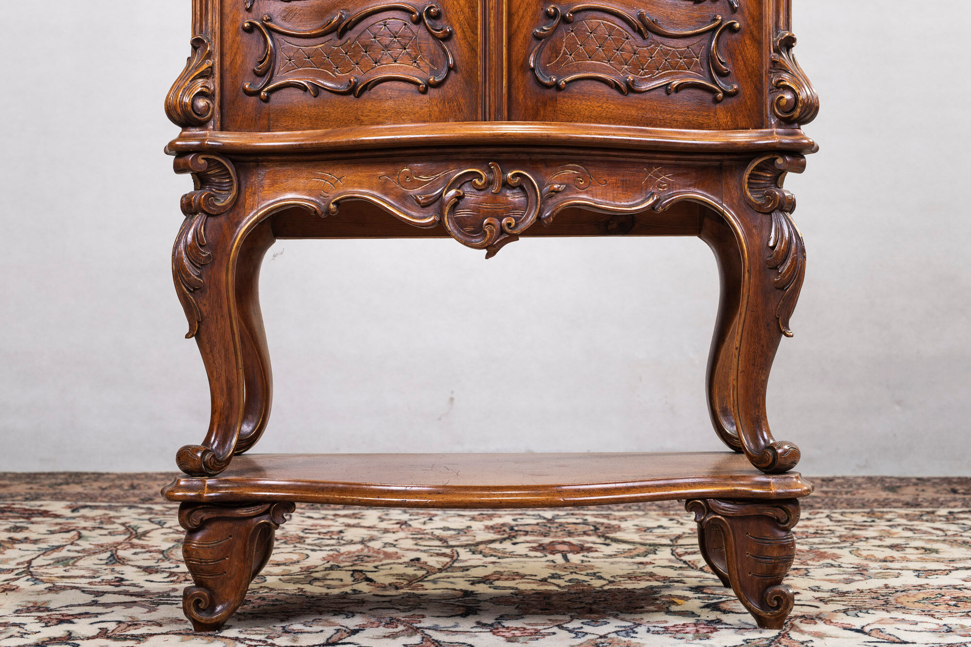 Antique Rococo Showcase, 1880s