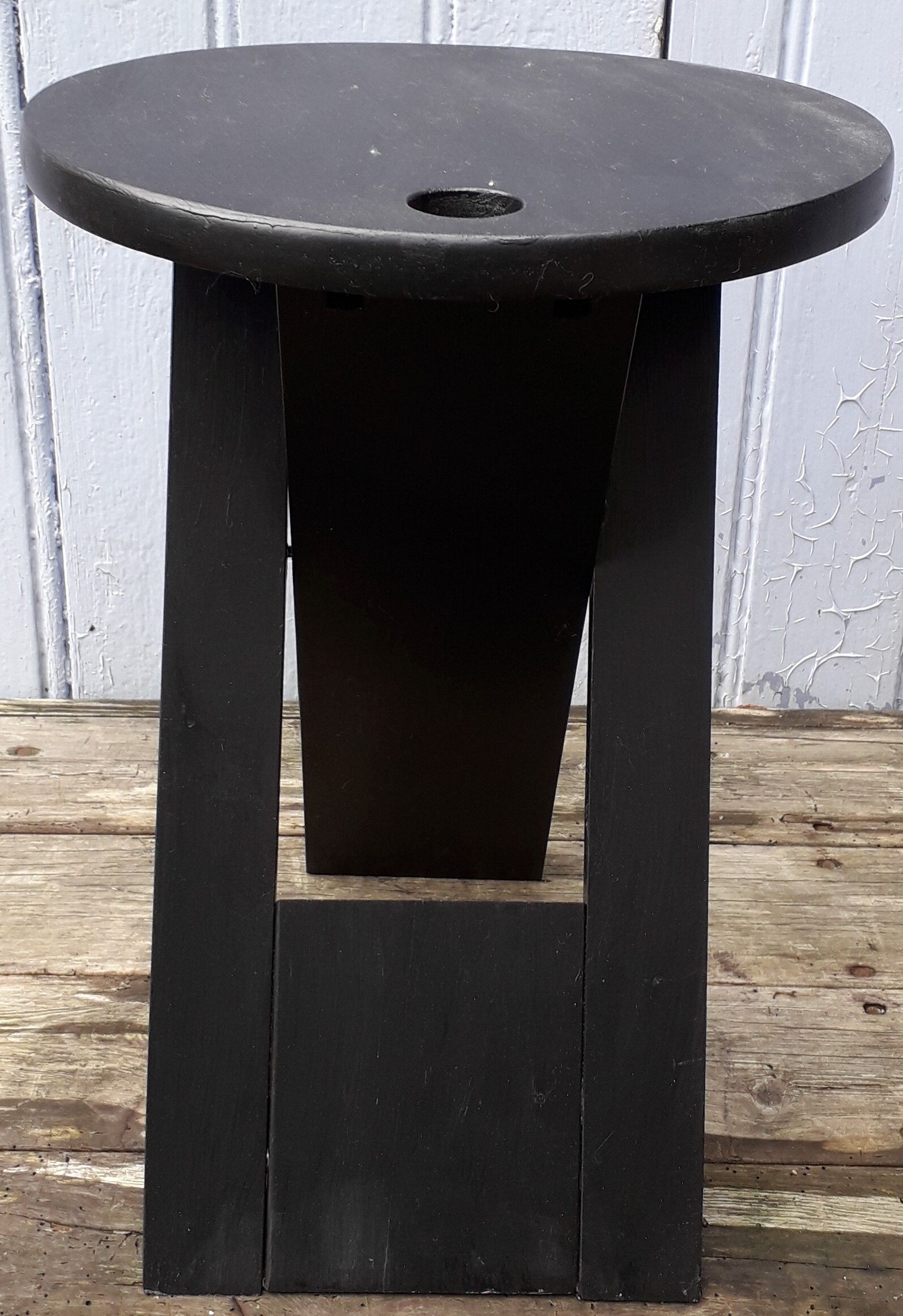 Roger Tallon black Suzy folding stool