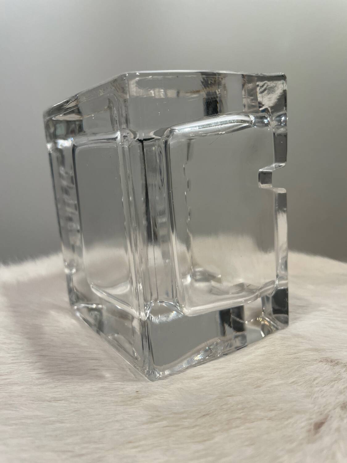 Crystal ashtray “The Cigaro” by Franck Kaj – Nuutajärvi