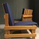 Rare pair of niko kralj 'dota' system lounge chairs, 1970's