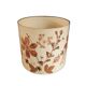 Large vintage lampshade with dried flowers
