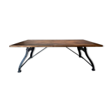 Table industrielle en bois