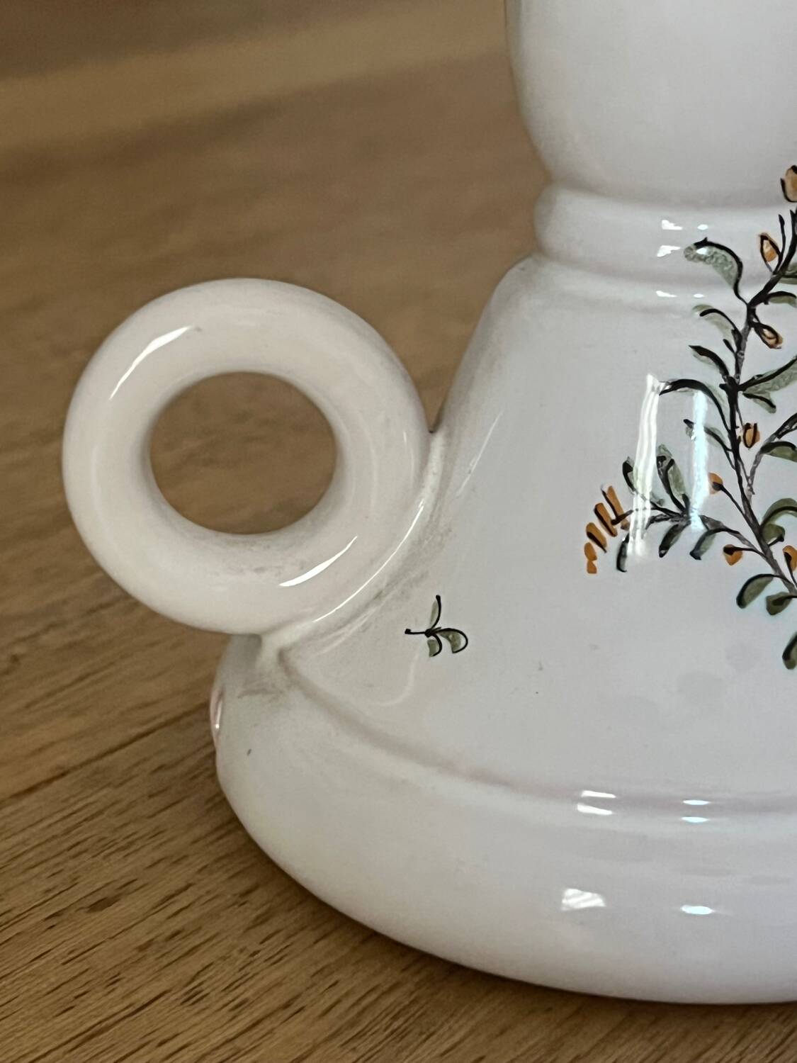 Vintage candle holder made by Lallier in Moustier
